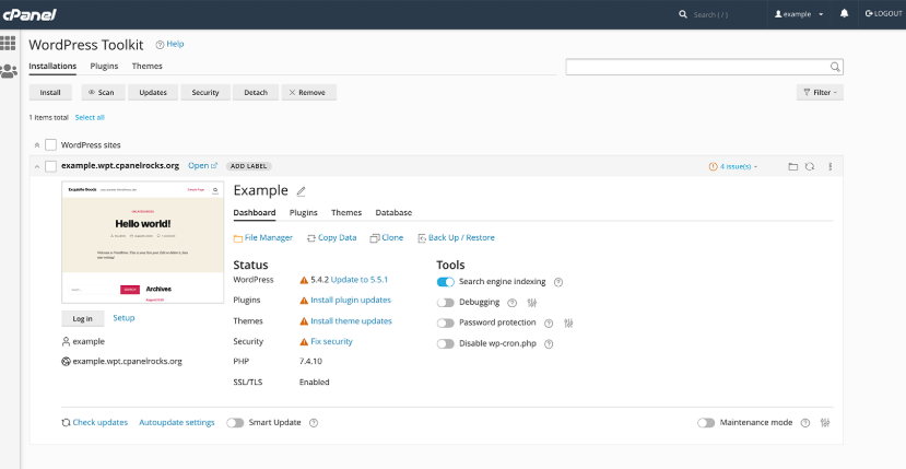 WordPress Toolkit